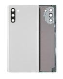 Tapa trasera con lente de camara para Samsung Galaxy Note 10 (Original) (Blanco Aura)