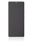 Pantalla OLED para Samsung Galaxy S10 Lite con marco (Blanco Prisma)