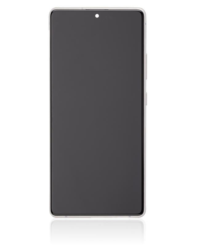 Pantalla OLED para Samsung Galaxy S10 Lite con marco (Blanco Prisma)