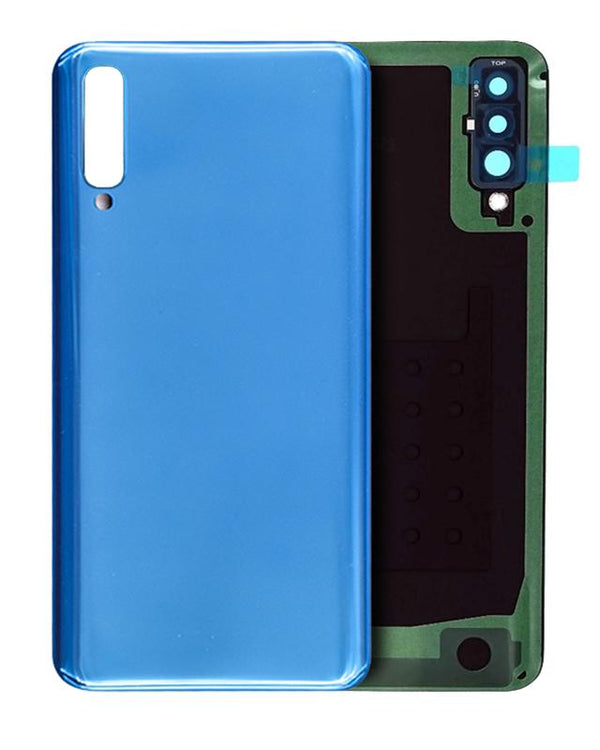 Tapa trasera de cristal con adhesivo para Samsung Galaxy A50 (A505 / 2019) (Azul)
