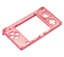 Carcasa media con marco para Nintendo 3DS (Rojo)