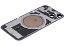 Tapa trasera con placa y magneto MagSafe para iPhone 14 (Azul, original usada grado A)
