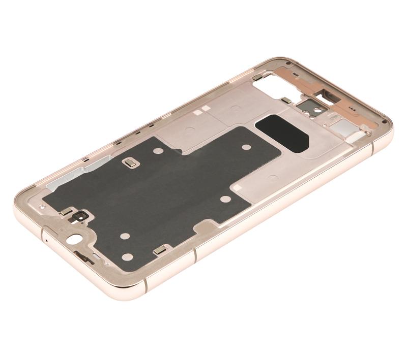 Carcasa media para Samsung Galaxy S22 5G (Version Internacional) (Oro Rosa)