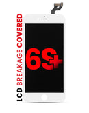 Pantalla LCD para iPhone 6S Plus con placa de acero (Blanco)