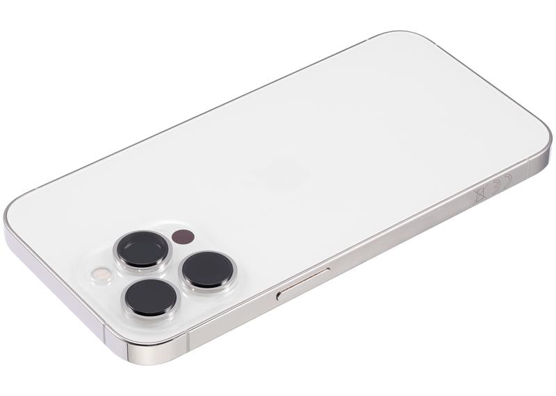 Tapa trasera para iPhone 13 Pro con componentes pequeños pre-instalados (versión internacional) (Usado original Grado B) (Plata)