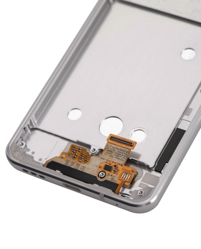 Pantalla LCD con marco para LG G6 (Reacondicionado) (Plata Hielo Platino)