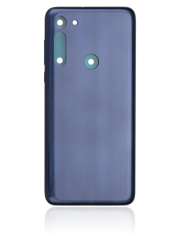 Tapa trasera de vidrio para Motorola Moto G8 / G Fast (Neon Blue)