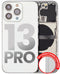 Tapa trasera con componentes pequenos pre-instalados para iPhone 13 Pro (Version Internacional) (Original usado: Grado C) (Plata)