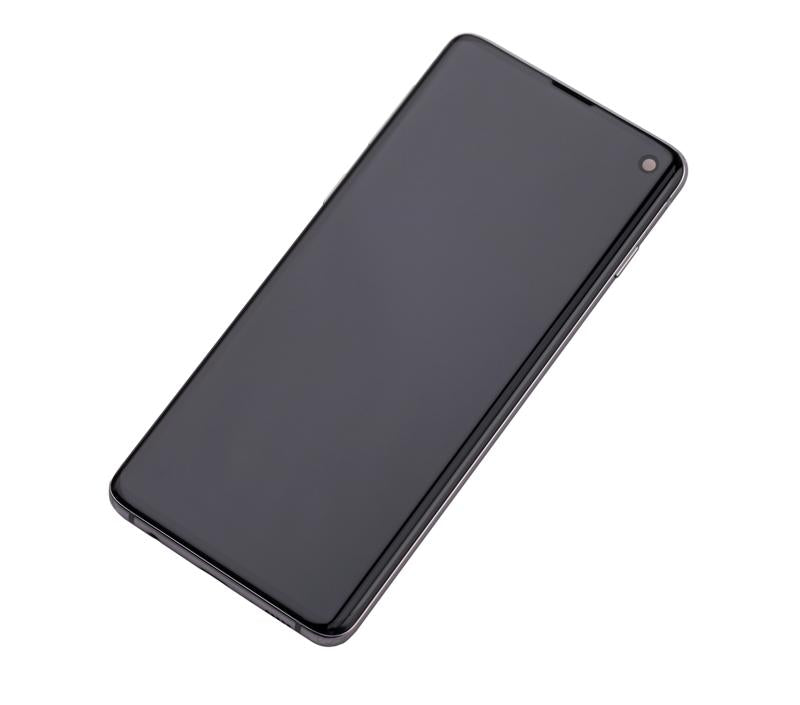 Pantalla OLED para Samsung Galaxy S10 con marco (Blanco Prism)