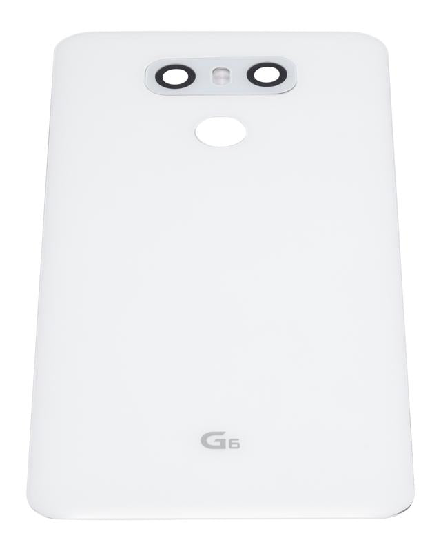 Tapa trasera con adhesivo pre-instalada para LG G6 (Blanco mistico)