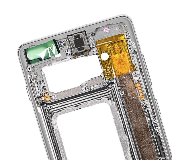 Carcasa intermedia para Samsung Galaxy S10 (con piezas pequeñas) (Azul Prisma)