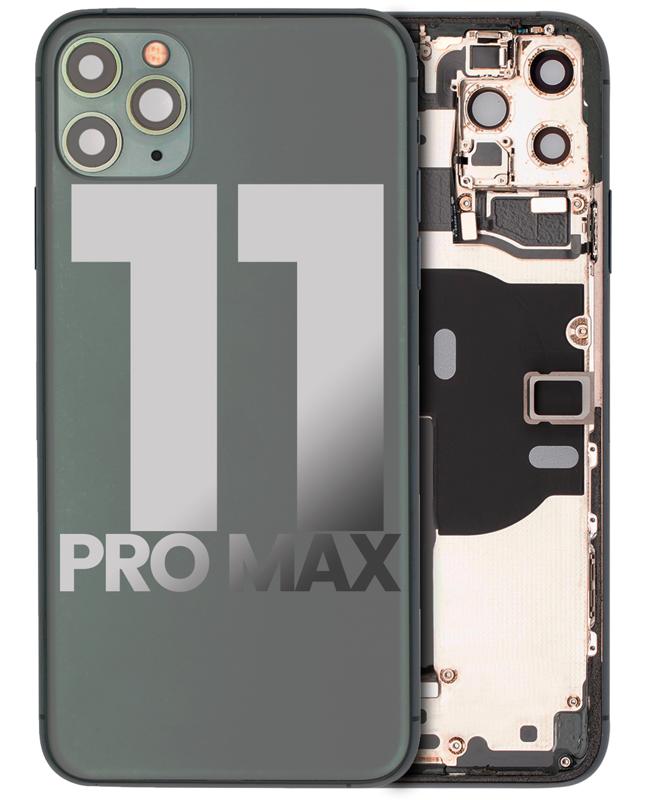 Tapa trasera para iPhone 11 Pro Max con componentes pequeños pre-instalados