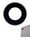 Lente de camara trasera con soporte y bisel para iPhone 7 (10 Piezas) (Zafiro Real Premium)
