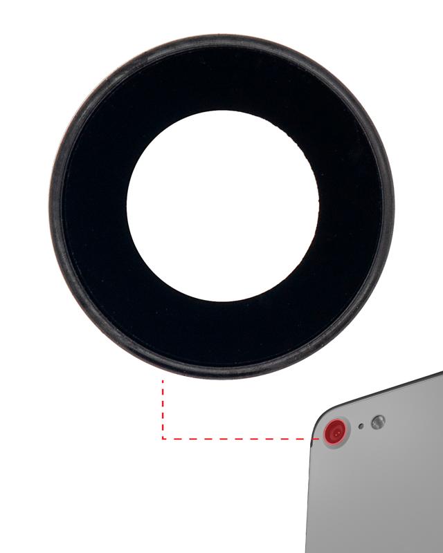 Lente de camara trasera con soporte y bisel para iPhone 7 (Paquete de 10)