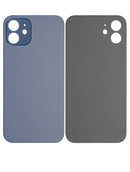 Tapa trasera con adhesivo 3M para iPhone 12 (Sin logo / Orificio grande para camara) (Azul)