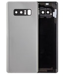 Tapa trasera con lente de camara para Samsung Galaxy Note 8 (Sin logo) (Plata)
