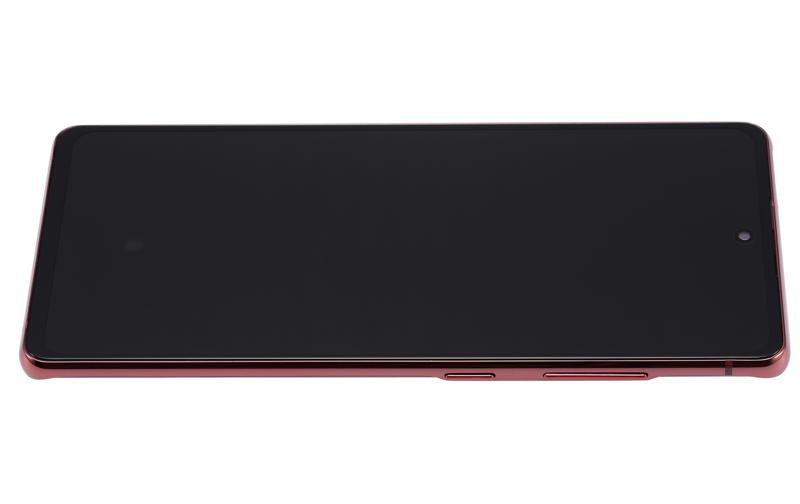 Pantalla OLED para Samsung Galaxy S20 FE 4G / 5G con marco (Rojo Nube)