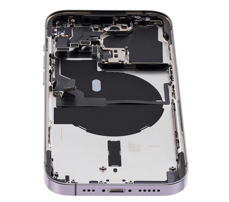 Tapa trasera para iPhone 14 Pro (Version EE.UU) Morado Oscuro
