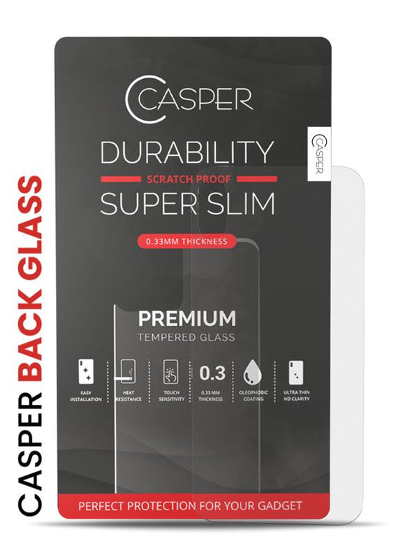Cristal templado Casper para tapa trasera de iPhone XR
