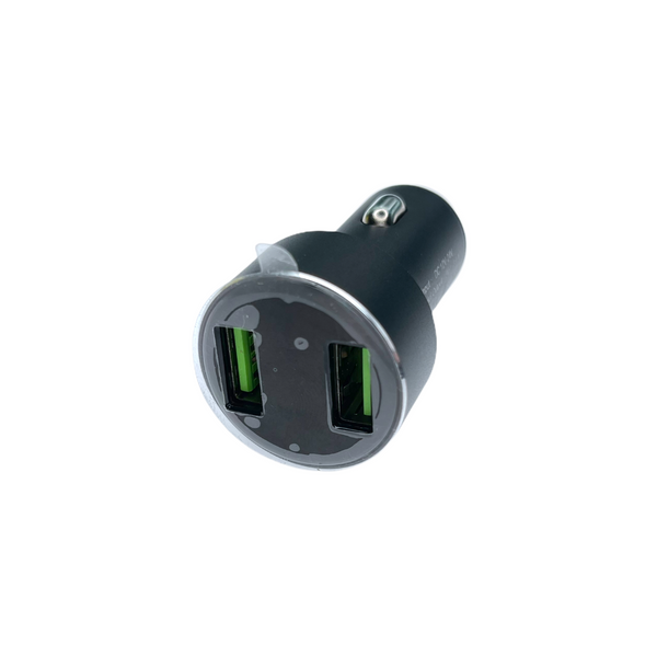 TOPK Cargador Para Carro 2 Puerto Usb - Negro