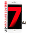 Pantalla LCD para iPhone 7 con placa de metal (Blanco)
