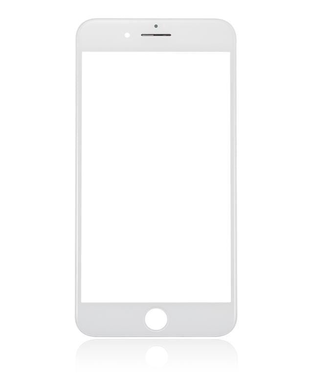 Vidrio frontal con marco y OCA pre-instalado para iPhone 8 Plus Blanco 2 unidades