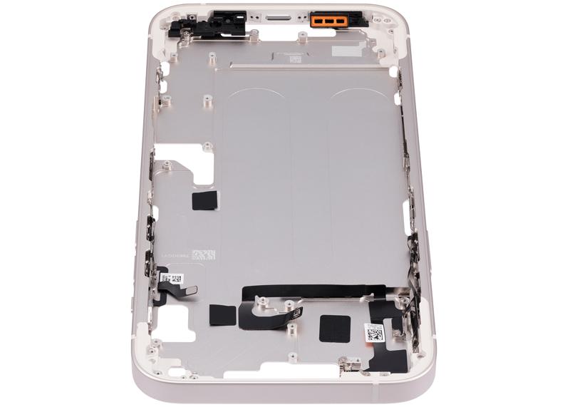 Carcasa media con boton de encendido y volumen para iPhone 14 Plus (Version internacional) (Starlight)