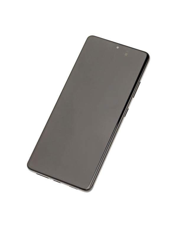 Pantalla OLED con marco para Samsung Galaxy S21 Ultra 5G (Usado original calificacion B/C) (Negro Fantasma)