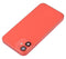 Tapa trasera con componentes pequeños pre-instalados para iPhone 12 Mini (Versión US) (Sin Logo) (Rojo)