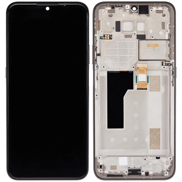 Pantalla LCD con marco para Nokia G300 (Reacondicionado) (Meteor Grey)