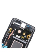 Pantalla USADA OLED con marco para Samsung Galaxy S9 (Negro Medianoche)