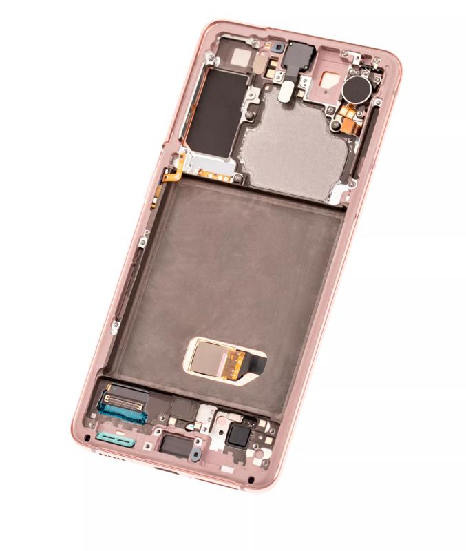 Pantalla OLED con marco para Samsung Galaxy S21 5G (Original) (Phantom Pink)