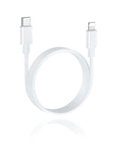 Cable USB C a Lightning de 3 ft MFI certificado para iPhone / iPad / iPod - Paquete de 50