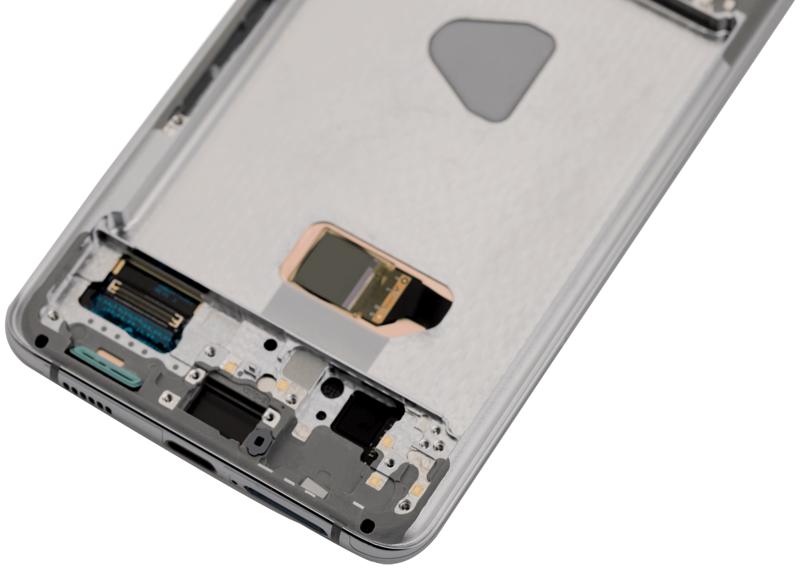 Pantalla OLED con marco para Samsung Galaxy S21 Plus 5G (Plata Fantasma)