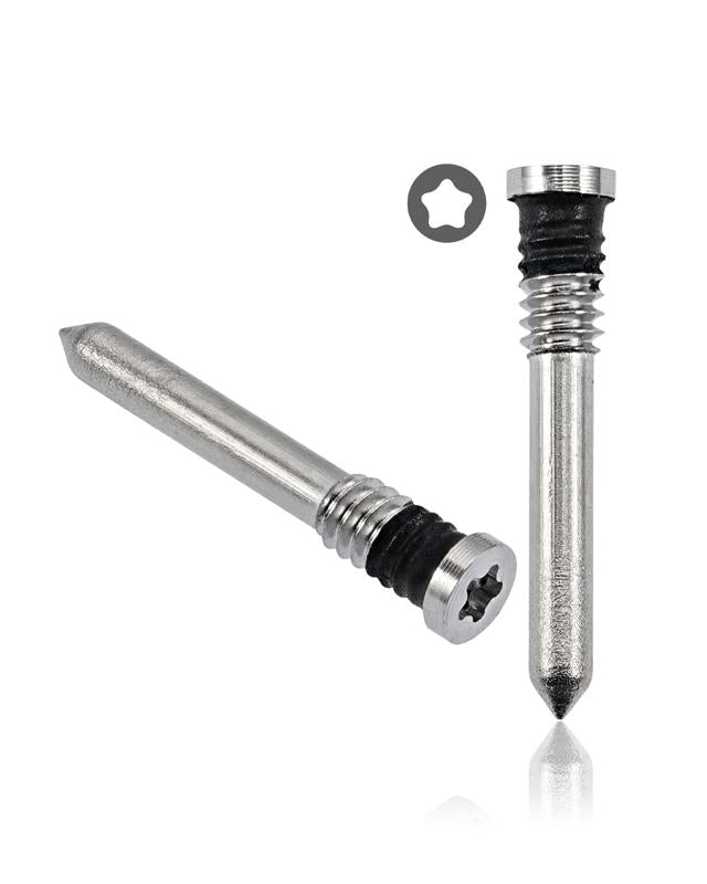 Tornillos Inferiores para iPhone 15 / 15 Plus / 15 Pro / 15 Pro Max (Titanio Blanco) (Paquete de 100)