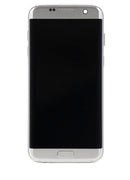 Pantalla OLED con marco para Samsung Galaxy S7 Edge (Internacional / G935F) (Reacondicionado) (Plateado)