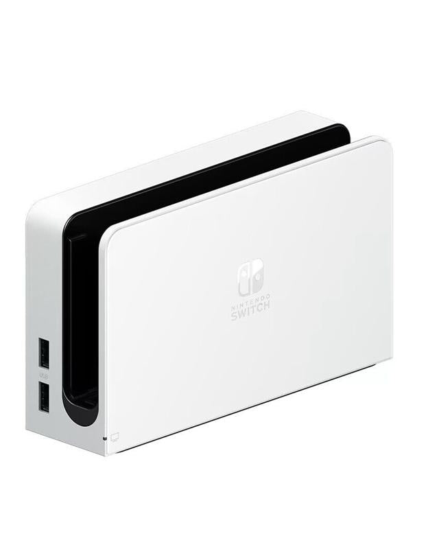Puerto de carga HEG-007 para Nintendo Switch OLED (Blanco)