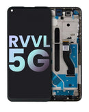 Pantalla LCD con marco para T-Mobile Revvl 5G original