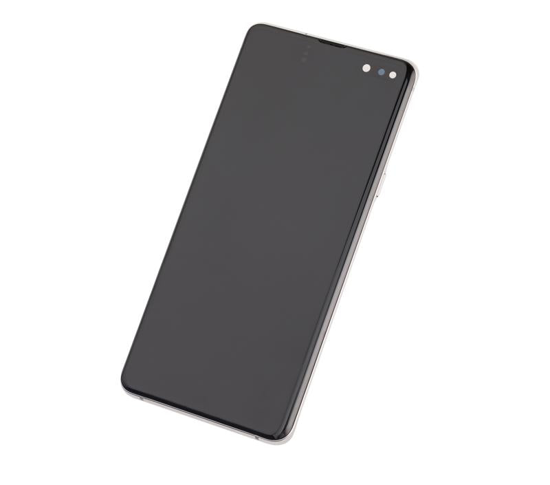 Pantalla OLED con marco para Samsung Galaxy S10 5G (Reacondicionado) (Plata Corona)