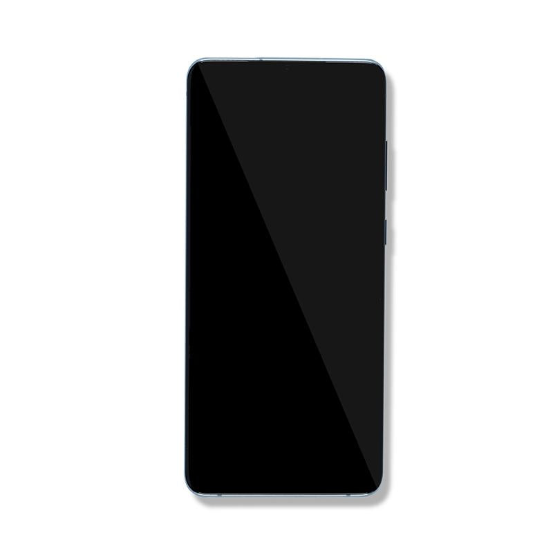 Pantalla OLED para Samsung Galaxy S20 Plus 5G con marco (Original) (Azul Nube)