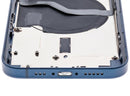 Tapa trasera para iPhone 12 con componentes pequenos pre-instalados (Version internacional) (Usada, original, Grado C) (Azul)