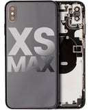 Tapa trasera para iPhone XS Max con componentes pequenos pre-instalados (Usado, Original, Grado B) (Gris Espacial)