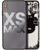 Tapa trasera para iPhone XS Max con componentes pequenos pre-instalados (Usado, Original, Grado B) (Gris Espacial)