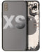 Tapa trasera para iPhone XS con componentes pequenos pre-instalados (Gris Espacial)