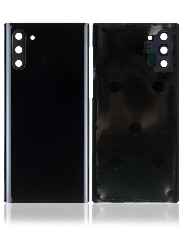Tapa trasera con lente de camara para Samsung Galaxy Note 10 (original) (Negro Aura)