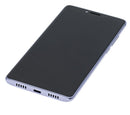 Pantalla LCD con marco para Coolpad Legacy 2019 (Plata)