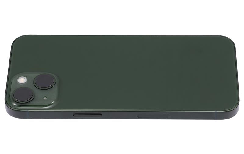 Tapa trasera para iPhone 13 con componentes pequeños pre-instalados (Verde)