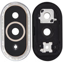 Lente de camara trasera con soporte para Huawei Nova 10 Pro (Plata)