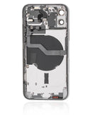 Tapa trasera con componentes pequeños pre-instalados para iPhone 12 (Versión Internacional) (Usado OEM: Grado A) (Blanco)