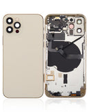 Tapa trasera para iPhone 12 Pro (Version US) sin logo (Dorado)